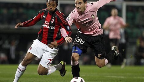 &bdquo;Palermo&ldquo; &ndash; &bdquo;Milan&ldquo; rungtynių akimirka