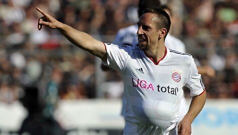 Frankas Ribery (Miuncheno &bdquo;Bayern&ldquo;)