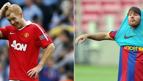 P.Scholesas ir L.Messi