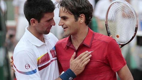 Novakas Džokovičius ir Rogeris Federeris