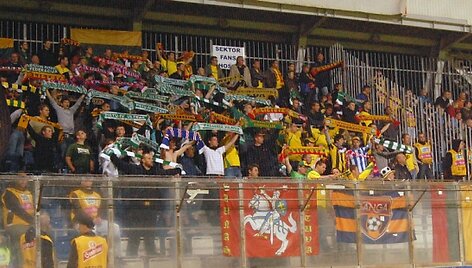 Lietuvos futbolo rinktinės fanai Čekijoje