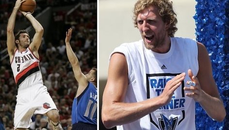 Rudy Fernandezas ir Dirkas Nowitzkis žais vienoje komandoje