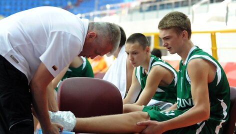 Domantas Sabonis susižeidė čiurną