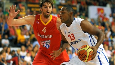 Ispanas Pau Gasolis ir prancūzas Borisas Diaw