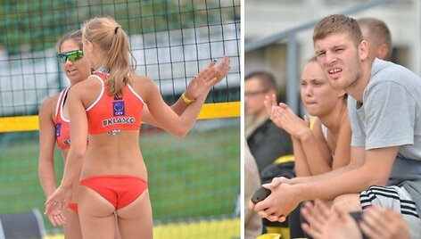 Dovydas Redikas paplūdimio tinklinio varžybose