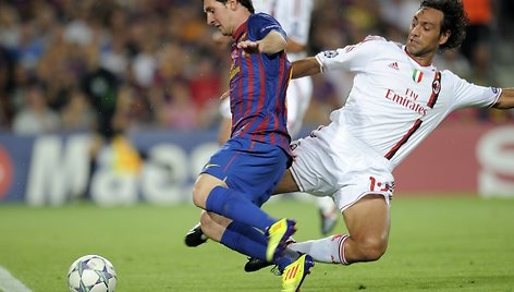 Lionelis Messi ir Alessandro Nesta