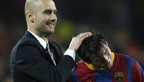 Pepas Guardiola ir Lionelis Messi