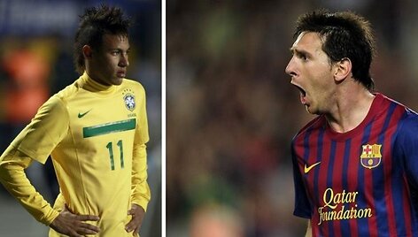 Neymaras ir Lionelis Messi