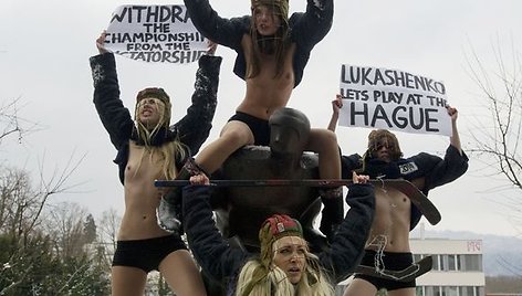 „Femen“ aktyvistės Ciuriche