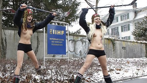 „Femen“ aktyvistės Ciuriche