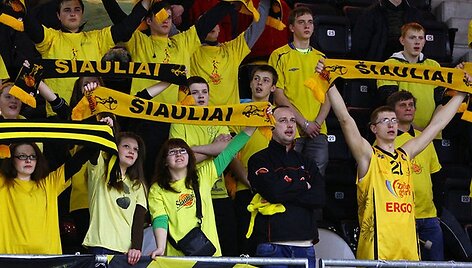 &bdquo;&Scaron;iaulių&ldquo; sirgaliai