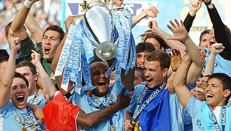 &bdquo;Manchester City&ldquo; klubas &ndash; Anglijos futbolo čempionas