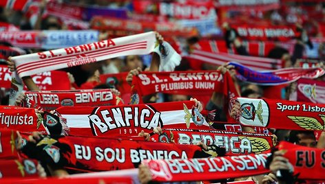 „Benfica“ sirgaliai stadione