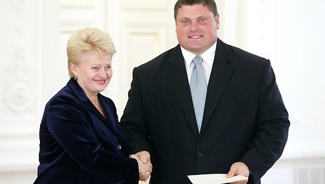 Dalia Grybauskaitė ir Žydrūnas Savickas