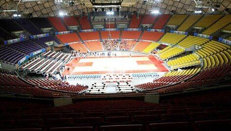 &bdquo;Poliedro&ldquo; arena i&scaron; vidaus