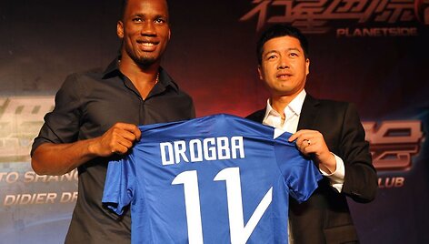 Didier Drogba atvyko į Kinija
