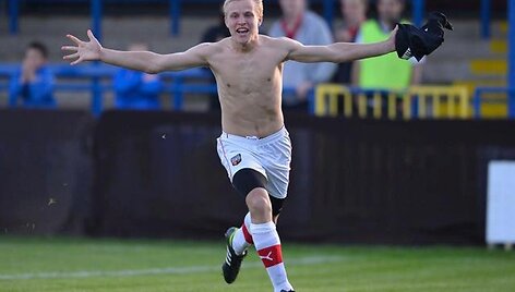 Audrius Laučys po įmu&scaron;to įvarčio