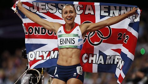 Olimpinė septynkovės čempionė Jessica Ennis