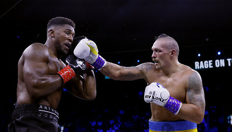 Oleksandras Usykas prie&scaron; Anthony Joshua