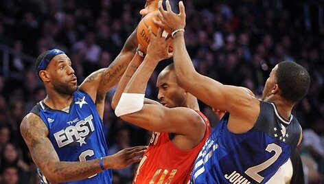 NBA &bdquo;Visų žvaigždžių&ldquo; rungtynių akimirka