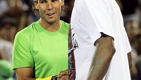 LeBronas Jamesas ir  Rafaelis Nadalis