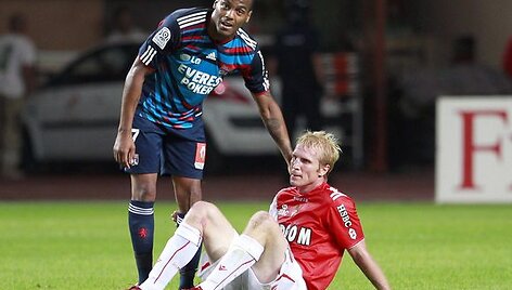 Pralaimėjęs Lijono klubui &bdquo;Monaco&ldquo; atsisveikina su auk&scaron;čiausia Prancūzijos futbolo lyga