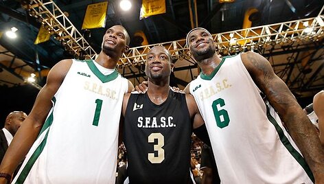 Chrisas Boshas, Dwayne'as Wade'as ir LeBronas Jamesas