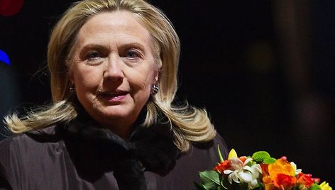 Pirmadienio vakarą į Vilnių atvyko JAV valstybės sekretorė Hillary Clinton