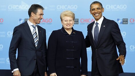Andersas Foghas Rasmussenas, Dalia Grybauskaitė ir Barackas Obama