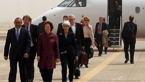 ES i&scaron;orės politikos vadovė Catherine Ashton atvyksta į Bagdadą