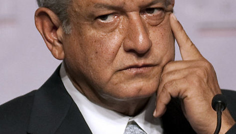 Meksikos kairiųjų kandidatas Andresas Manuelis Lopezas Obradoras