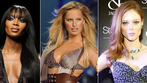 Naomi Campbell, Karolina Kurkova ir Coco Rocha