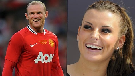 Wayne'as Rooney ir jo žmona Coleen