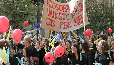 VU studentai