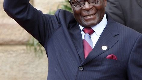 Zimbabvės prezidentas Robertas Mugabe