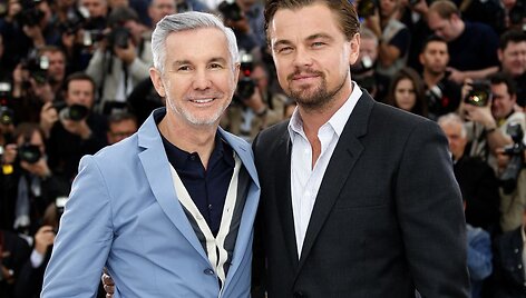 Režisierius Bazas Luhrmannas ir Leonardo DiCaprio