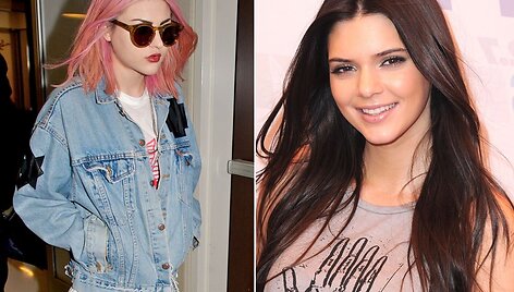 Frances Bean Cobain ir Kendall Jenner
