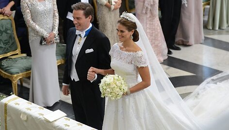 &Scaron;vedijos princesė Madeleine ir Chrisas O'Neillas