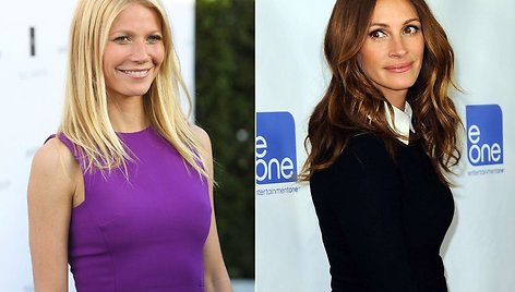 Gwyneth Paltrow ir Julia Roberts