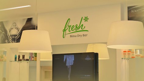 Salono-baro „Fresh blow dry bar“ atidarymas