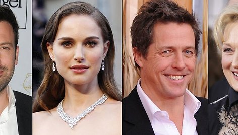 Benas Affleckas, Natalie Portman, Hugh Grantas ir Meryl Streep