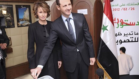 Asma al Assad ir Basharas al Assadas