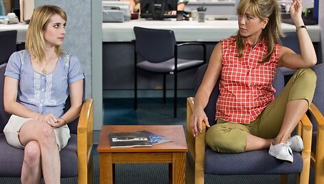 Emma Roberts ir Jennifer Aniston filme &bdquo;Labas, mes Mileriai&ldquo;