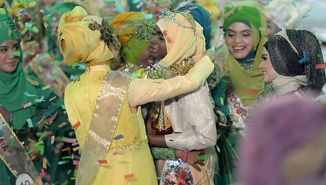 Gražiausia musulmone i&scaron;rinkta Obabiyi Aishah Ajibola i&scaron; Nigerijos