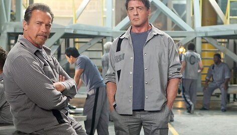Sylvesteris Stallone ir Arnoldas Schwarzeneggeris filme &bdquo;Pabėgimo planas&ldquo; 