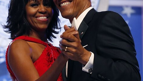 Barackas ir Michelle Obamos &scaron;venčia 21-ąsias santuokos metines