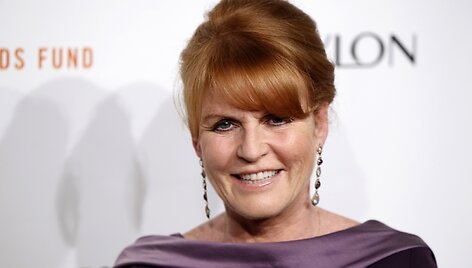 Jorko hercogienė Sarah Ferguson &scaron;venčia 54-ąjį gimtadienį