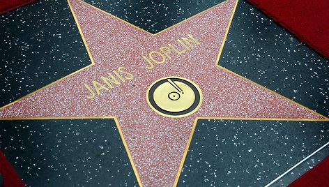 Janis Joplin žvaigždė Holivudo šlovės alėjoje