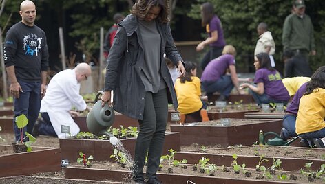 Michelle Obama su vaikais