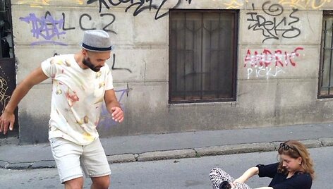 &Scaron;arūno Kirdeikio fotosesijos Belgrade užkulisiai